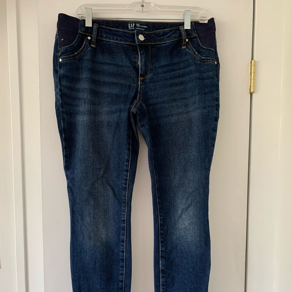 Gap maternity soft wear true skinny jeans